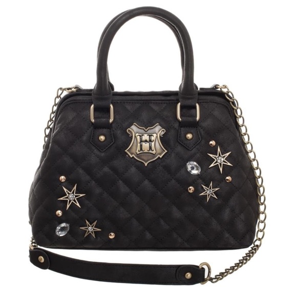 Bioworld Harry Potter Back to Hogwarts Quilted Emblem Crossbody Satchel Handbag - Picture 1 of 9
